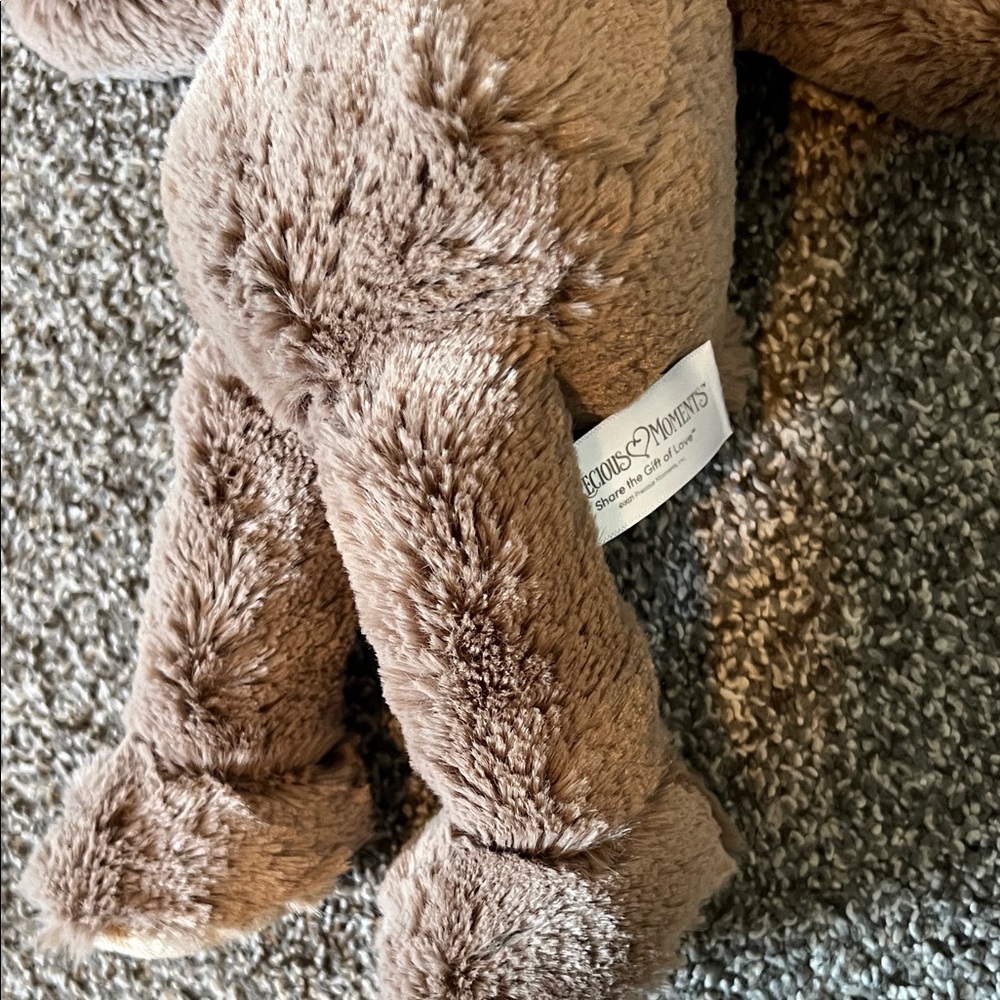BNWT Precious Moments Barley Bear “Snuggle Me” super soft plush toy for baby! - Picture 6 of 9